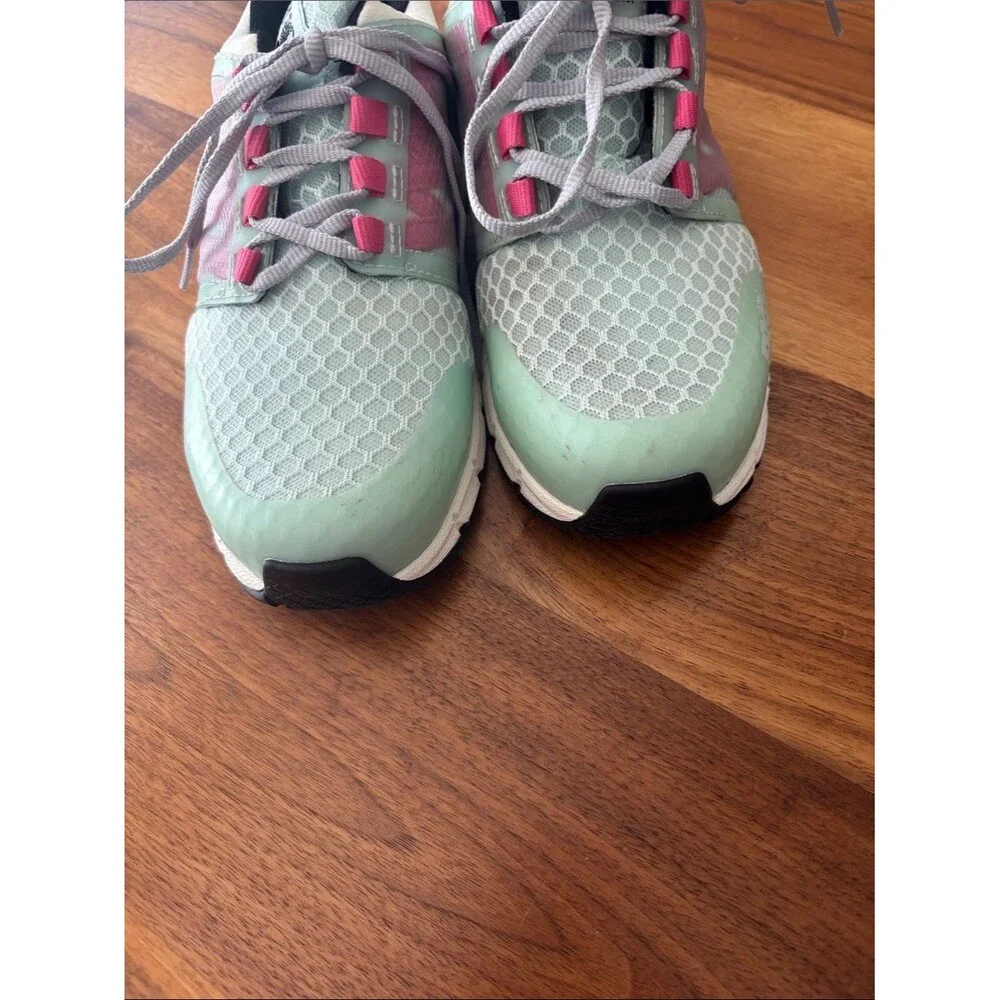 Timberland PRO Radius Comp Toe Pink Green Work Utility Sneaker Shoes Size 8